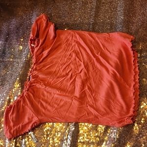 Orange crop top